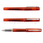Platinum Pióro Wieczne Prefounte Vermilion Orange, M, W Plastikowym Opakowaniu, Na Blistrze, Pomarańczowe  - 5