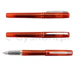 Platinum Pióro Wieczne Prefounte Vermilion Orange, M, W Plastikowym Opakowaniu, Na Blistrze, Pomarańczowe  - 5
