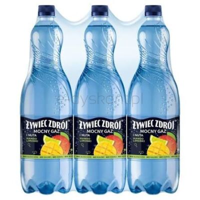 Żywiec Zdrój Mocny Gaz I Nuta Mango I Limonki 1500 Ml SK