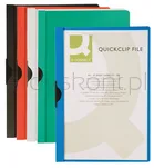 Q-Connect Skoroszyt Z Metalowym Klipsem, Pp, A4, 200/350Mikr., Biały  - 2