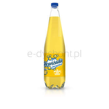 Jurajska oranżada żółta napój gazowany 20% soku butelka pet 1,25L kaucja
