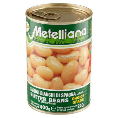 Fasola Biała Hiszpańska Metelliana 400 G Italmex