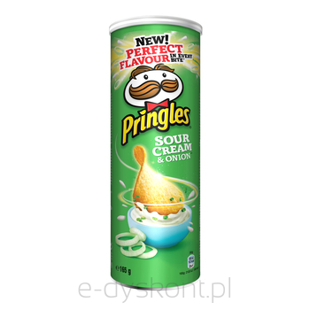 Pringles Sour Cream & Onion 165G 
