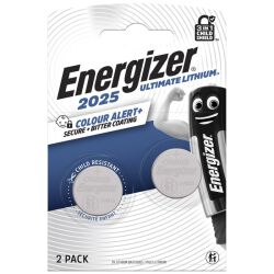 Energizer Bateria specjalistyczna Ultimate Lithium, CR2025, 3V, 2szt.