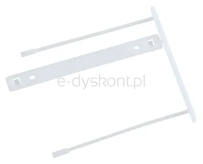 Office Products Klipsy Archiwizacyjne Z-Clip, Grubość Pliku Max. 7Cm, Biały 
