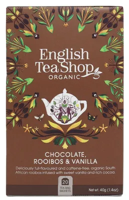 Herbatka Ziołowa Rooibos Z Ziarnami Kakaowca I Laską Wanilii (20X2) Bio 40 G