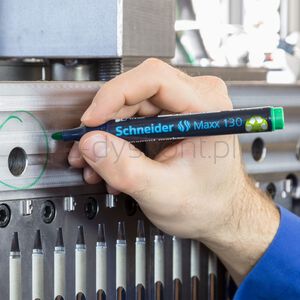 Marker permanentny SCHNEIDER Maxx 130, okrągły, 1-3mm, blister, niebieski