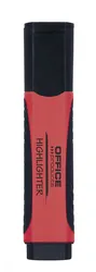 Zakreślacz OFFICE PRODUCTS z gumowym uchwytem, 2-5mm, czerwony