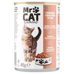 Karma Mr Cat D/K Wątróbka Warzywa 415 G