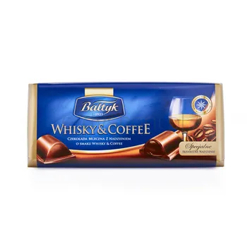 Bałtyk WhiskyCoffee Czekolada Mleczna Z Nadzieniem O Smaku WhiskyCoffee 148G
