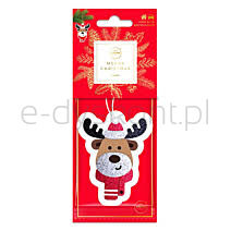 Aroma Home Odświeżacz Powietrza Do Samochodu Xmas Cellulose 3D Snowman Grzane Wino
