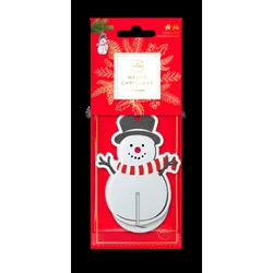 Odświeżacz Powietrza Do Samochodu Aroma Home Xmas Cellulose 3D Snowman Grzane Wino