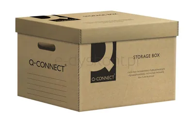 Q-Connect Pudło Archiwizacyjne Karton, Zbiorcze, Szare
