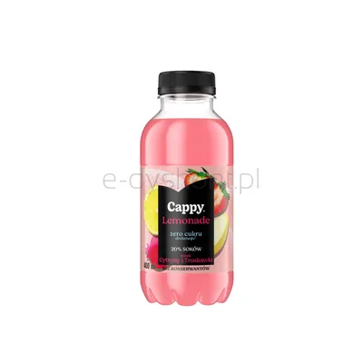 Cappy Lemonade o smaku Cytryny i Truskawki 400 ml