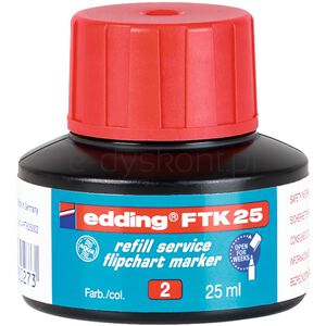 Tusz do uzupełniania markerów do flipchartów e-FTK 25 EDDING, czerwony
