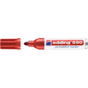 Edding Marker permanentny e-550 3-4 mm, czerwony