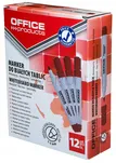 Office Products Marker do tablic okrągły, 1-3mm (linia), czerwony  - 2