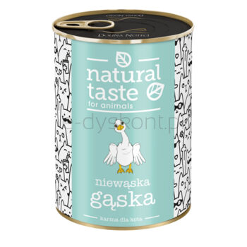 Dolina Noteci Natural Taste Mokra karma saszetka dla kota - Puszka dla Kota Niewąska Gąska 400g
