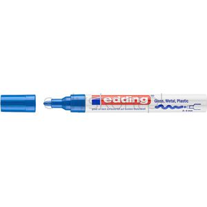 Edding Marker olejowy połyskujący e-750 2-4 mm, niebieski