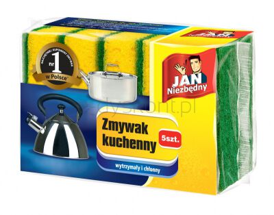 Jan Niezbędny Zmywak 5 szt., żółty