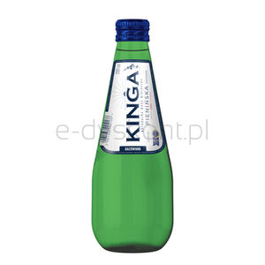 Woda Kinga Pienińska 0,33L Gazowana  Szkło<br>(Paleta 1512 szt.)