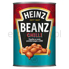 Heinz Fasolka W Sosie Pomidorowym Z Chilli 390G