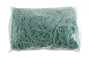 Office Products Gumki recepturki średnica 70mm, 1,5x1,5mm, 60% kauczuku, 1000g, zgrzewka, zielone