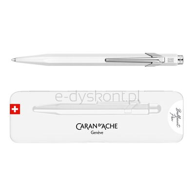 Długopis Caran D'Ache 849 Pop Line Fluo, M, W Pudełku, Biały