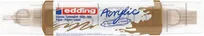 Marker Akrylowy 3D E-5400 Edding, Podwójny, 2-3 Mm, 5-10 Mm, Matowe Złoto - 2