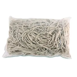 Gumki Recepturki Office Products, Średnica 120Mm, 1,5X2Mm, 60% Kauczuku, 1000G, Zgrzewka, Białe