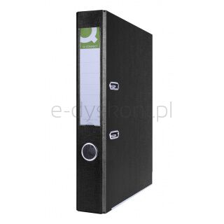 Q-Connect Segregator Hero z szyną, PP, A4/55mm, czarny