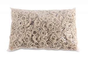 Office Products Gumki recepturki średnica 20mm, 1,5x1,5mm, 60% kauczuku, 1000g, zgrzewka, białe