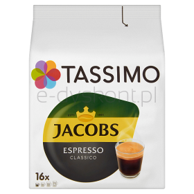 Jacobs Tassimo Espresso Classico Kawa Mielona 16 Kapsułek 118,4 G