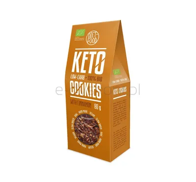 Dietfood Ciasteczka Keto Z Cynamonem Bio 80 G
