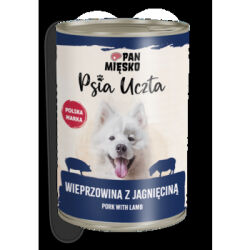 Pan Mięsko Psia Uczta Wieprzowina Z Jagnięciną 400 G