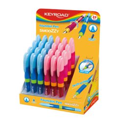 Keyroad Pióro wieczne SMOOZZY Writer, M, pakowane na displayu, mix kolorów