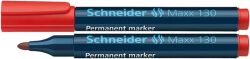 Schneider Marker Permanentny Maxx 130, Okrągły, 1-3Mm, Czerwony 