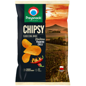 Przysnacki Chipsy Sudecka Moc Wulkanu Pikantne Chilli 130 g