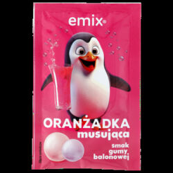 Emix Oranżadka musująca smak guma balonowa 16g