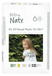 Ekologiczne Pieluszki Jednorazowe Rozmiar 6, 16+ Kg, 17 Szt