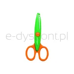 Keyroad Nożyczki Szkolne Craft, ozdobne, zygzak, 13cm, blister, mix kolorów - 3
