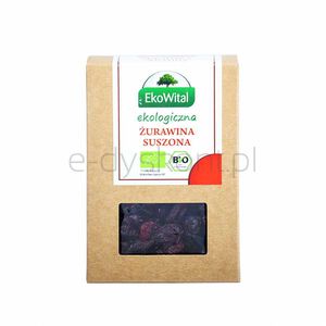 Żurawina suszona (słodzona cukrem trzcinowym) BIO 125 g