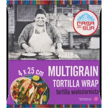 Casa Del Sur wrap wieloziarnisty 25cm 4szt 240g