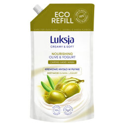 Luksja Kremowe Mydło W Płynie oliwka, zapas 900ml