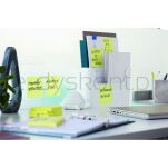 Post-It Karteczki Samoprzylepne Super Sticky (622-12Sscy-Eu), 47,6X47,6 Mm, 12X90 Kart., Żółte  - 2