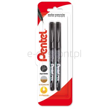 Pentel Marker precyzyjny NMF50, czarny x 2 sztuki