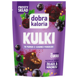dobra kaloria Kulki w pudrze z czarnej porzeczki 65 g