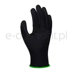 Donau Rękawice Safety Pu Black, Kat. Ii, Rozm. 11, Czarne - 2