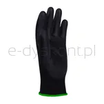 Donau Rękawice Safety Pu Black, Kat. Ii, Rozm. 11, Czarne - 3
