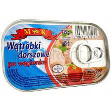 Mk Wątróbki Dorszowe Po Węgiersku 115G(data przydatności 31.01.2028)